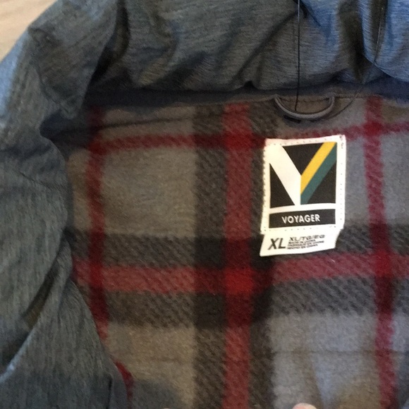 Voyager Mens Polar Fleece lined Puffer Jacket-NWT  Size XL - Picture 11 of 12